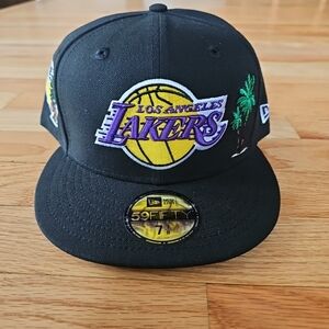 New Era Black Los Angeles Lakers Hat